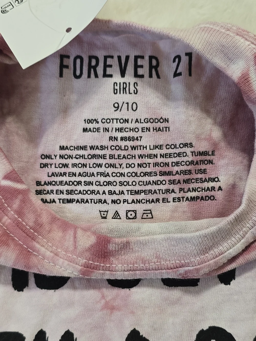 Forever 21 Pink Tie-Dye 'Life Is Better With A Dog' Graphic Tee
